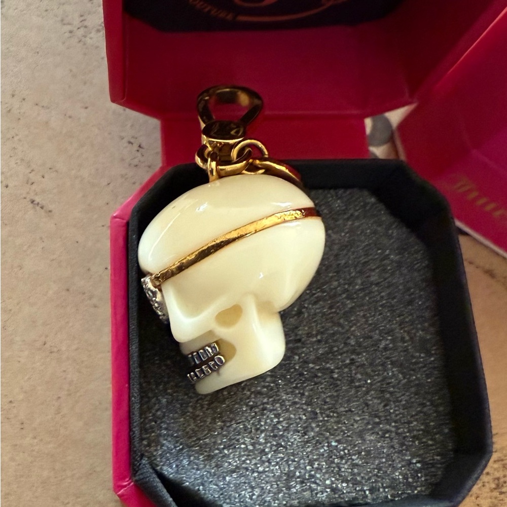 Juicy Couture skull with pave eyepatch 2010 & silver grill - Picture 6 of 8